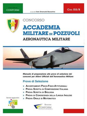 cover image of 015B | Concorso Accademia Militare di Pozzuoli Aeronautica Militare (Prove di Selezione--TPA, Tema, Prova Orale)